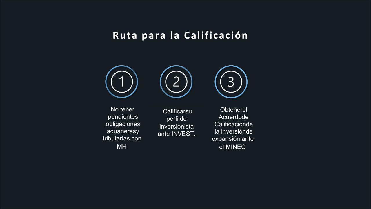 Ruta para la calificación