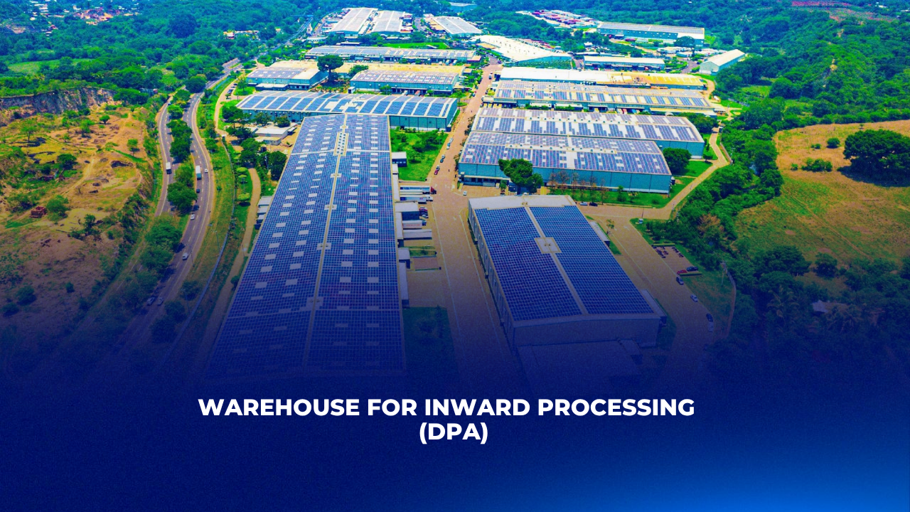Warehouse for inward processing (DPA)